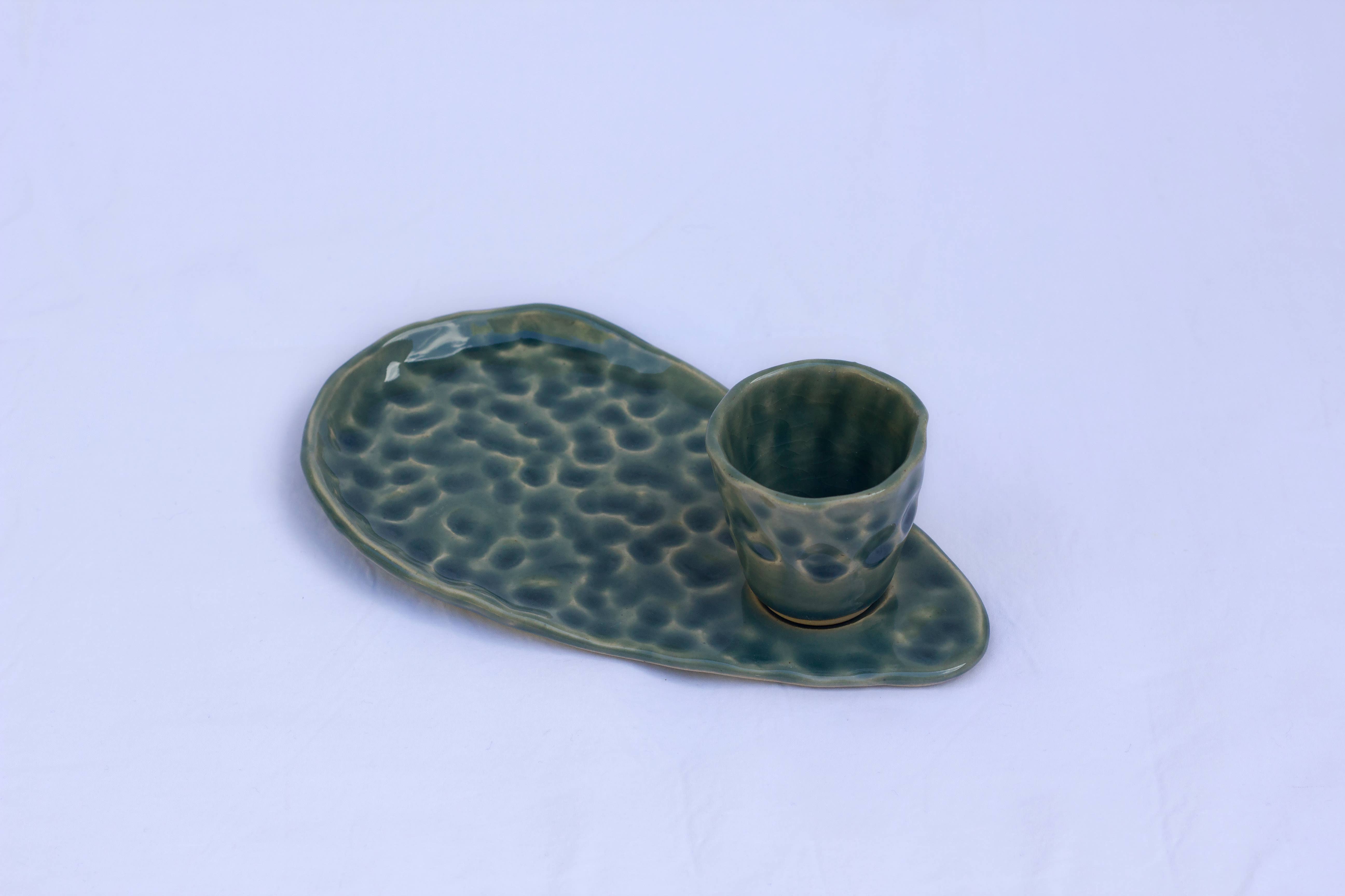 Semear - Wholesale Coffee/Tea Cup - Coffee Service, Gray Fingerprints2