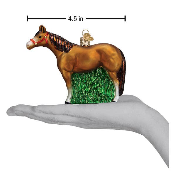 Old World Christmas - Wholesale Ornament - Quarter Horse Ornament4