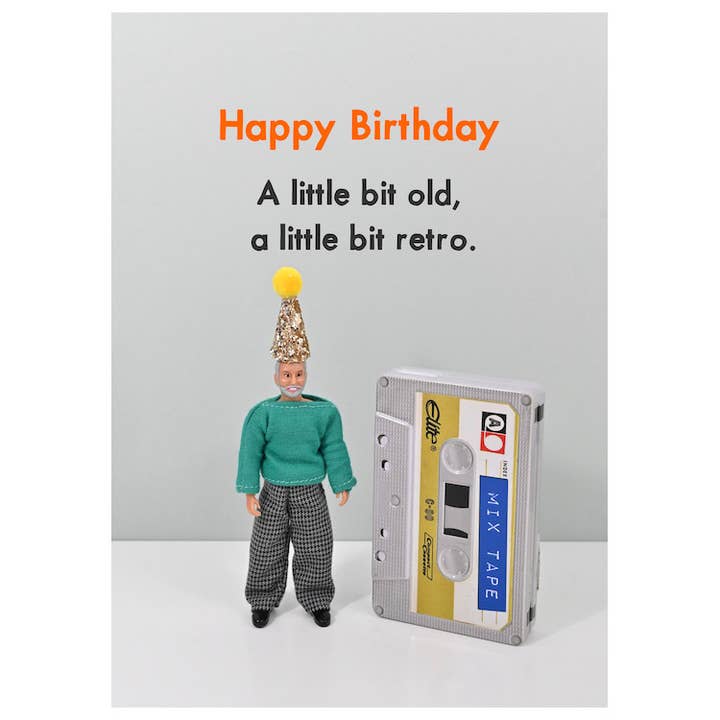 Old And Retro | Happy Birthday | Cards for Men for wholesale by Bold & Bright
