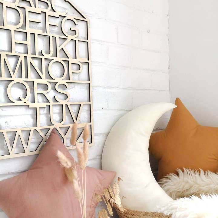 The Butter Flying - Wholesale Wall Accent - Wooden Alphabet House9