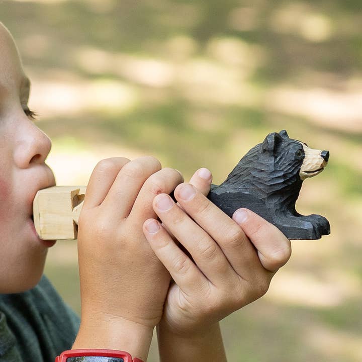 Sifflets de train d'animaux sculptés à la main pour la vente par Pawnee Bill’s