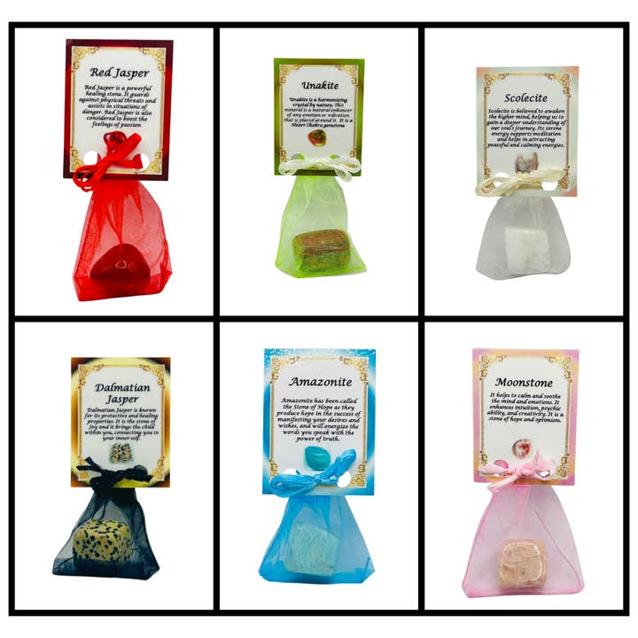 VPS Stones Inc. - Wholesale Retailer Display - Beauty & Wellness - Pocket Crystals with Free Display