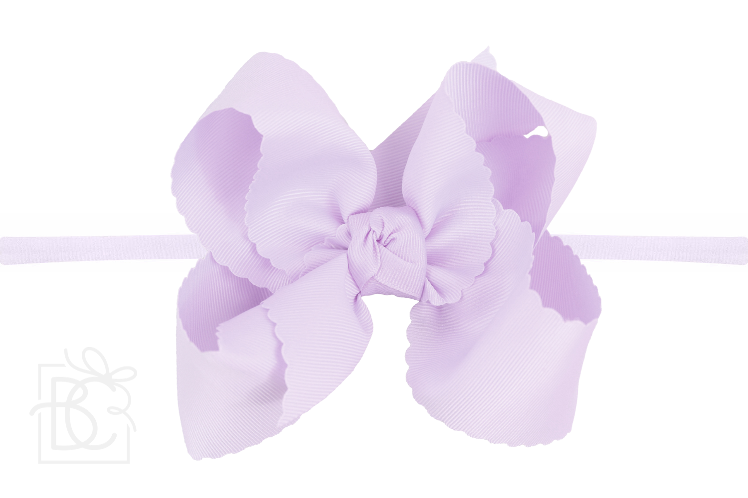 Beyond Creations, LLC - Venta al por mayor Cinta para el pelo - Niños - DIADEMA TIPO PANTIMEDIAS DE NAILON DE 1/4 PULGADAS CON LAZO EN EL BORDE FESTONEADO34