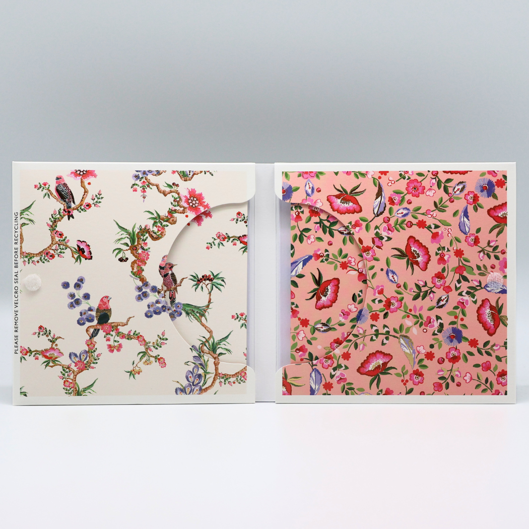 The Great British Card Company (GBCC) Ltd – wholesale Stationery/notecard set – Notecard Wallet Cath Kidston Bird Flowers Open Cards1