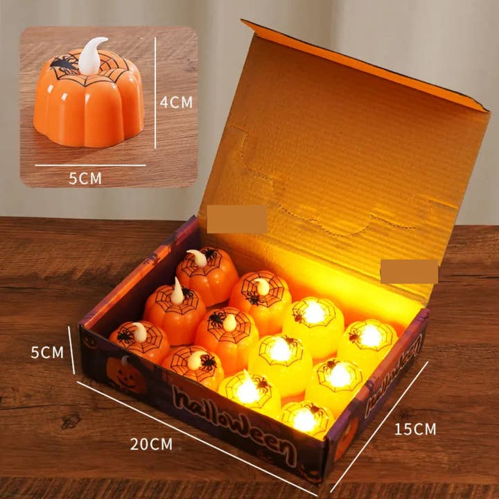 Buddha Ayurveda - Wholesale Flameless Candle - Halloween LED Pumpkin Lights– Battery Operated Holiday Decor4