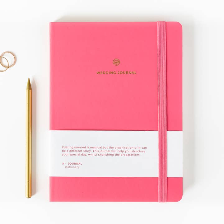 Pink Wedding Journal for wholesale on Faire0