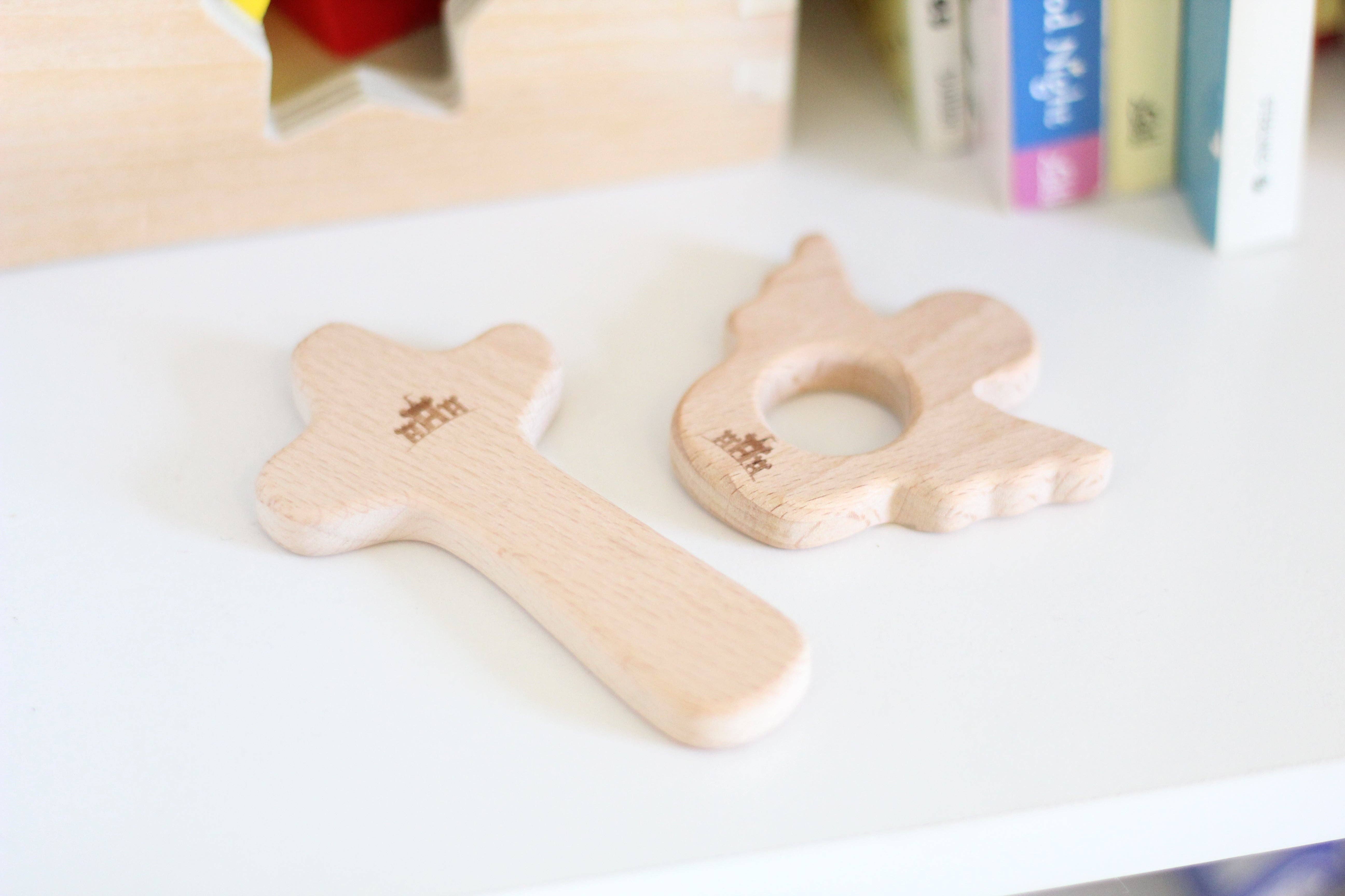 Kingdom Come Co. – wholesale Teether (not clip-on) – Baby – Christian Wooden Baby Teethers - Set of 31