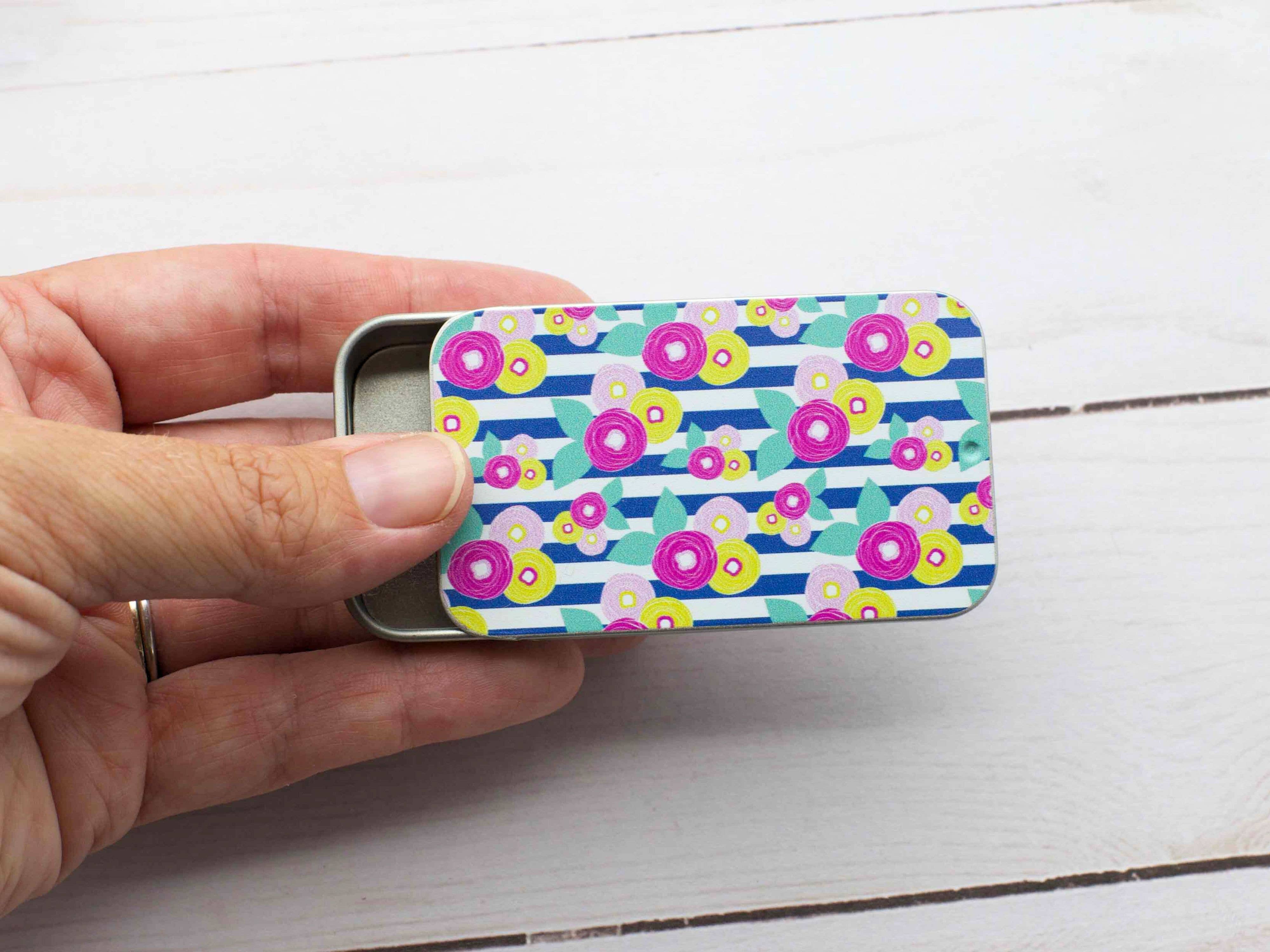 Fox & Pine Stitches - Wholesale Knitting/Crochet Supplies - Print Slide Top|  Storage Tins3