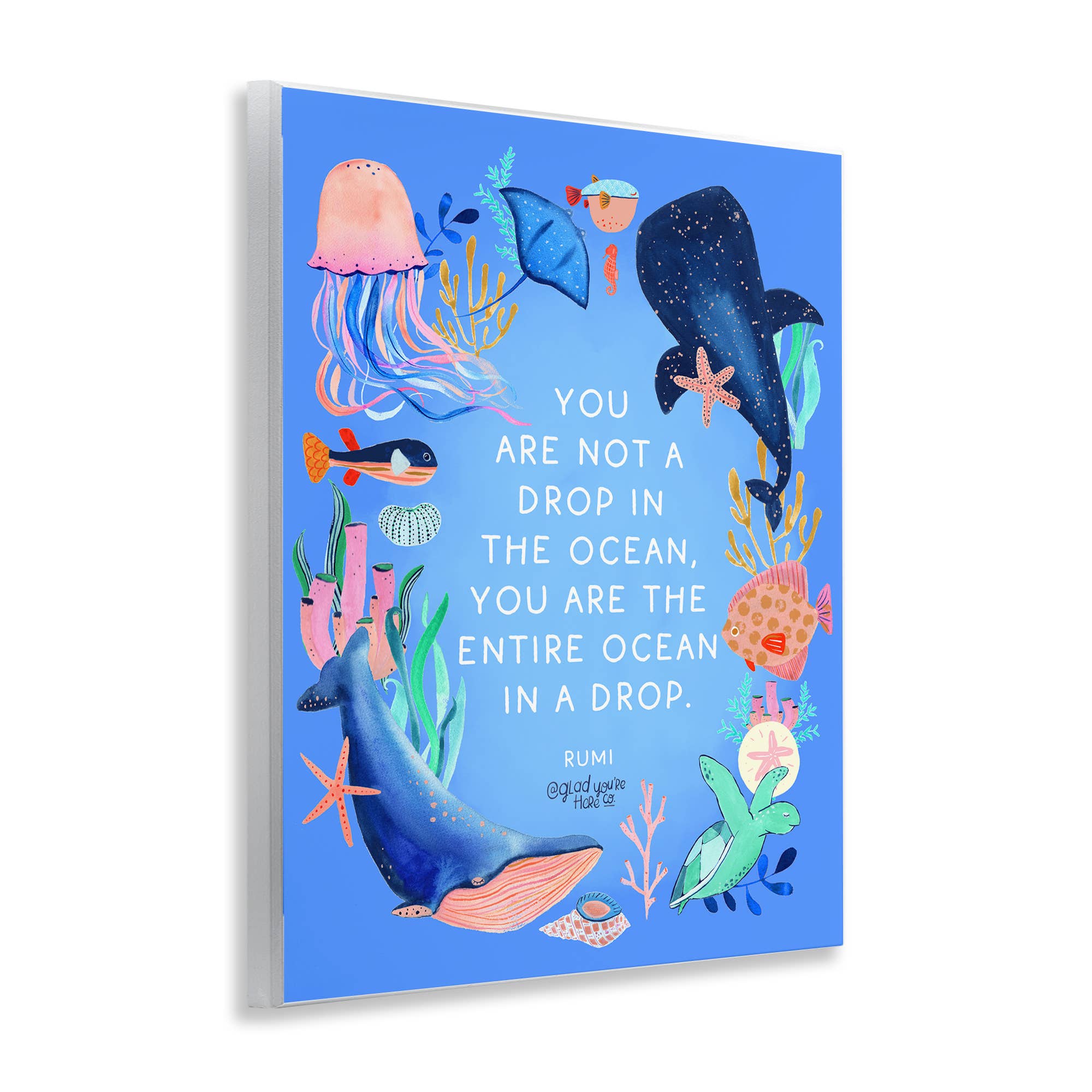 Stupell Industries – wholesale Wall sign – Entire Ocean In A Drop - Unframed Wall Art3