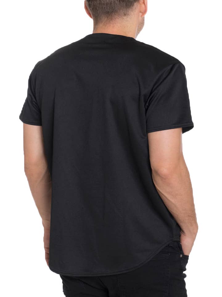 WEIV - Wholesale Button Down Shirt - Men's - Unisex Baseball Jersey