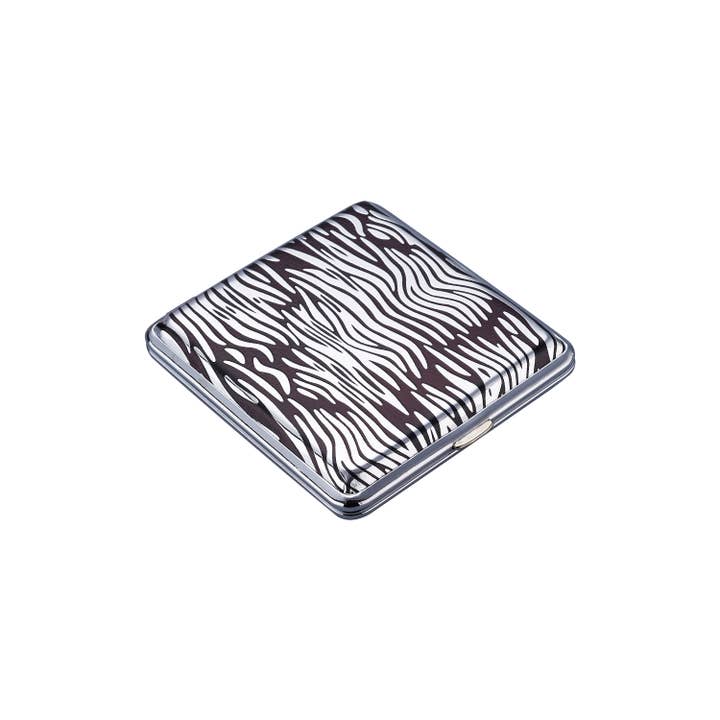 Champ by Polyflame - Vendita all'ingrosso Portasigarette - PORTASIGARETTE CH IN METALLO ZEBRA 20 PZ DL12