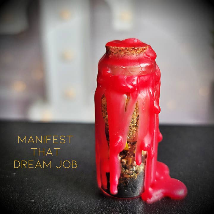 THUG MERMAIDD - Wholesale Meditation Supplies - MANIFEST THAT SHIT Bottle - Manifestation Jar, Manifestation bottle, Dream Job Spell Bottle, Soulmate Spell Jar, Money spell Bottle