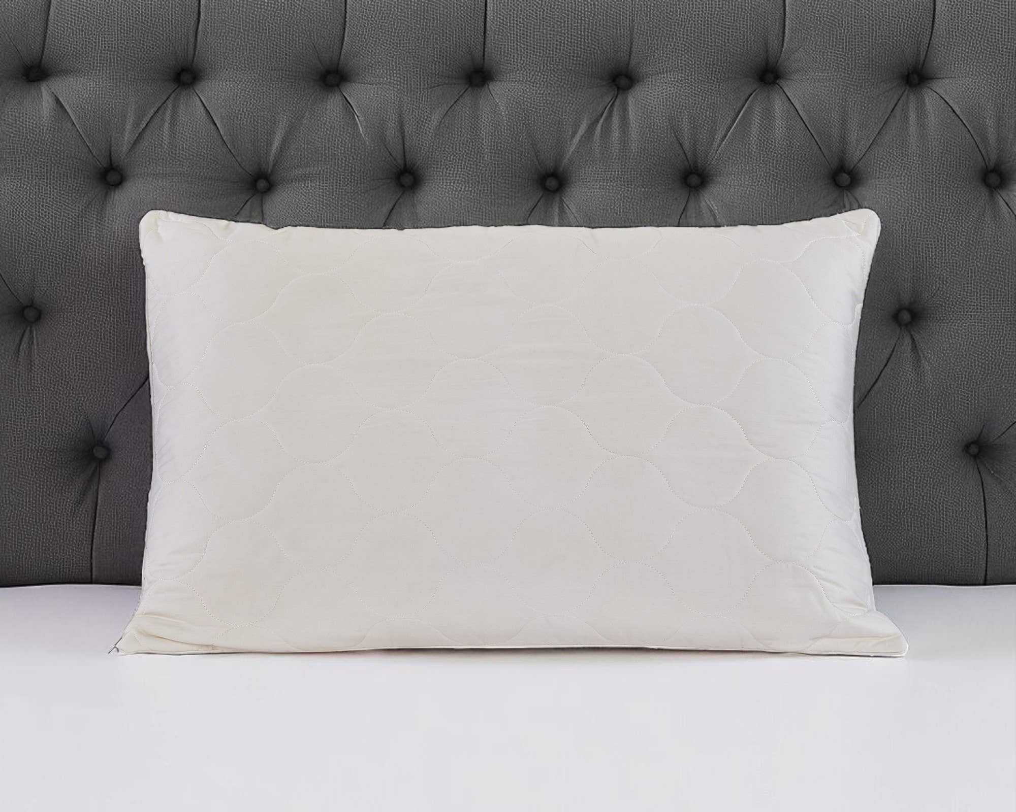 HomeRoots - Wholesale Bedding Pillow - Cotton Wool Hypoallergenic Queen Size Bed Pillow1