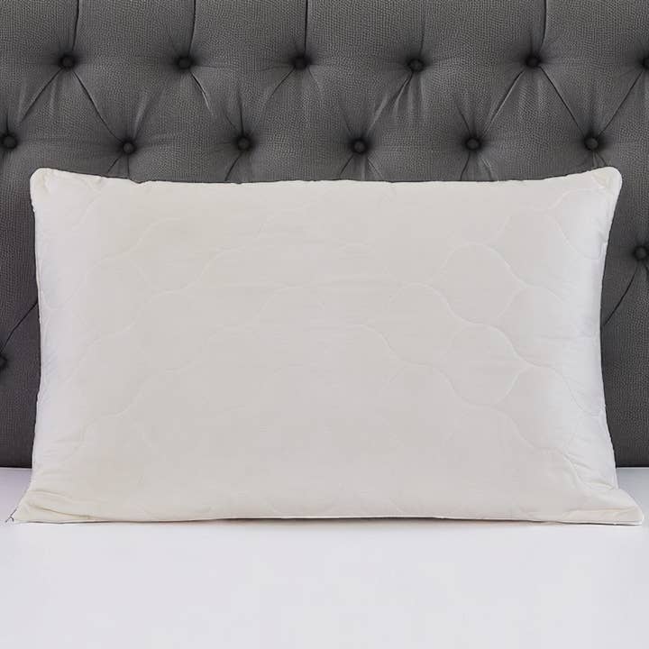 HomeRoots - Wholesale Bedding Pillow - Cotton Wool Hypoallergenic Queen Size Bed Pillow1