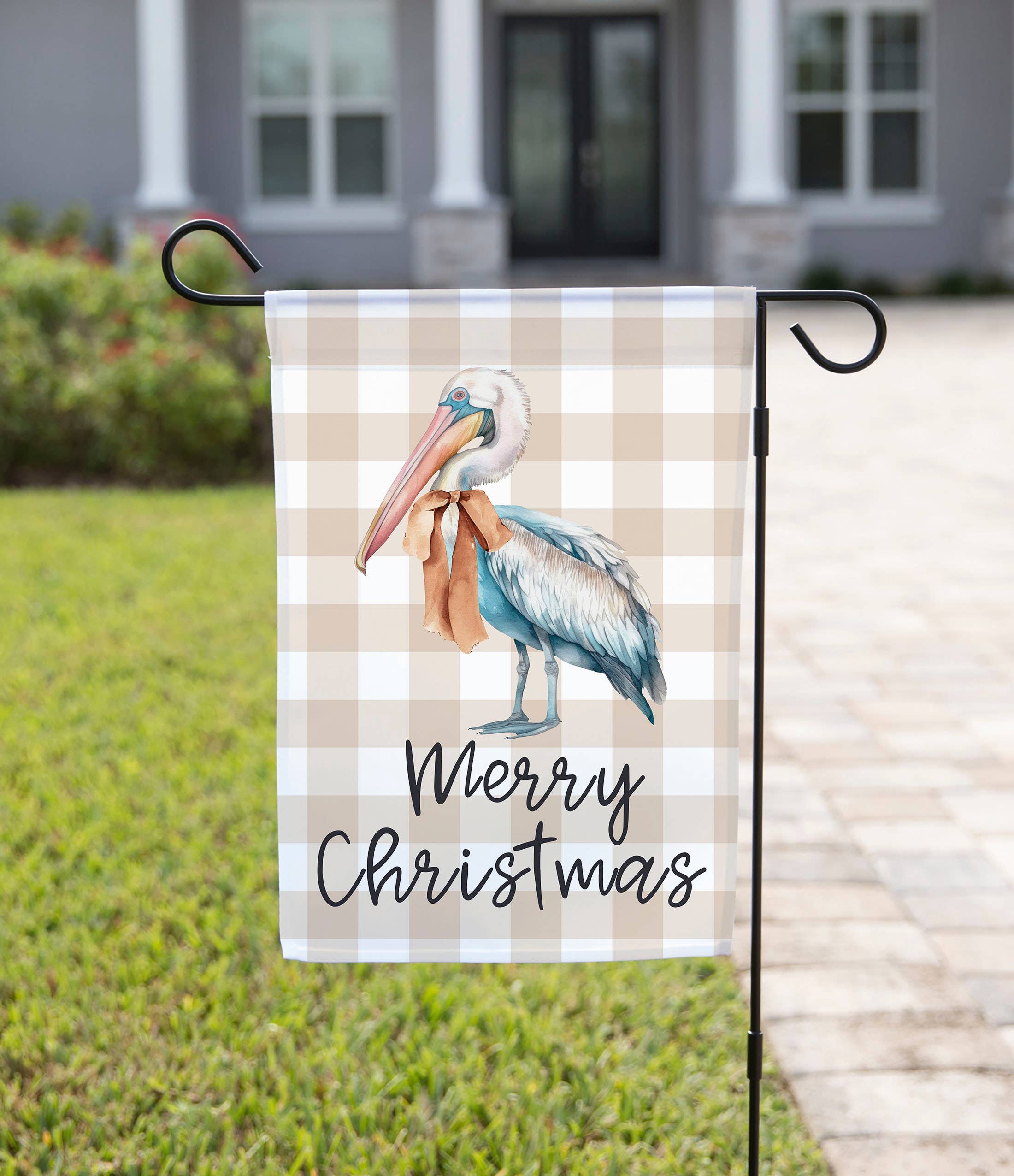 The Navy Knot - Wholesale Flag - Merry Christmas Pelican Garden Flag