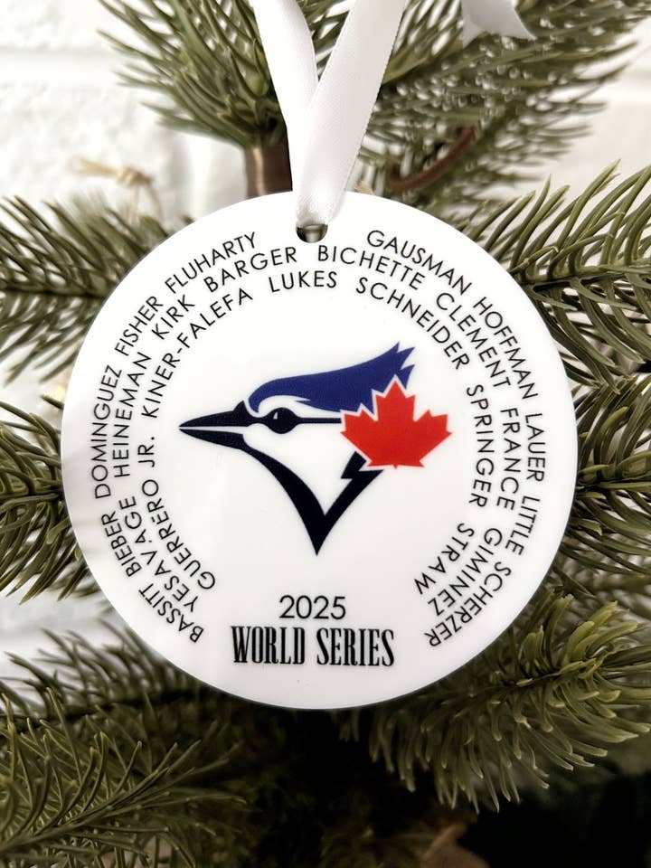 Blue Jays World Series - Christmas ornament for wholesale by Jordan Station Creations