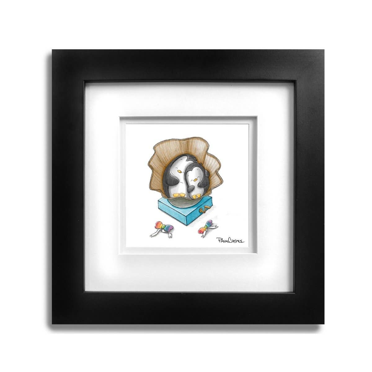 Paul Castle Studio - Wholesale Art Print - Cuddle Puddle - Art Print2