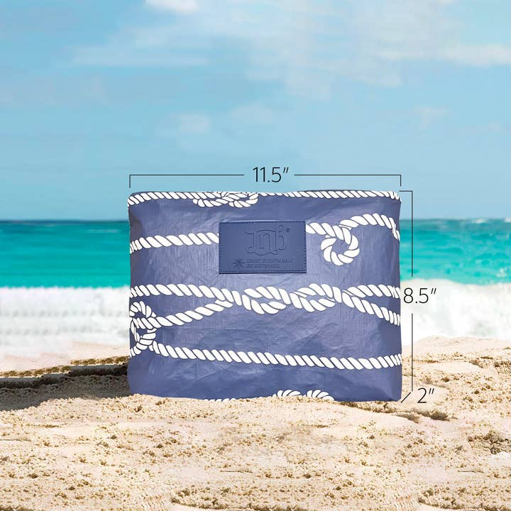 JNBFASHION.COM - Wholesale Pouch - Women's - 100% Coated Tyvek Material Rope Design Beach Pouch9