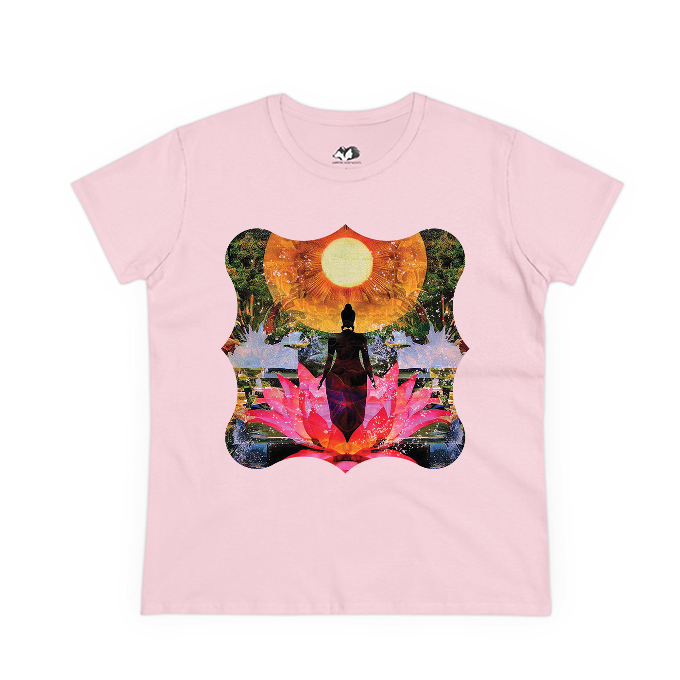 Running With Wolves - Wholesale Screen Printed T-Shirt - Women's - Her Beauty - 100% Cotton Vintage Nature Graphic Tee2