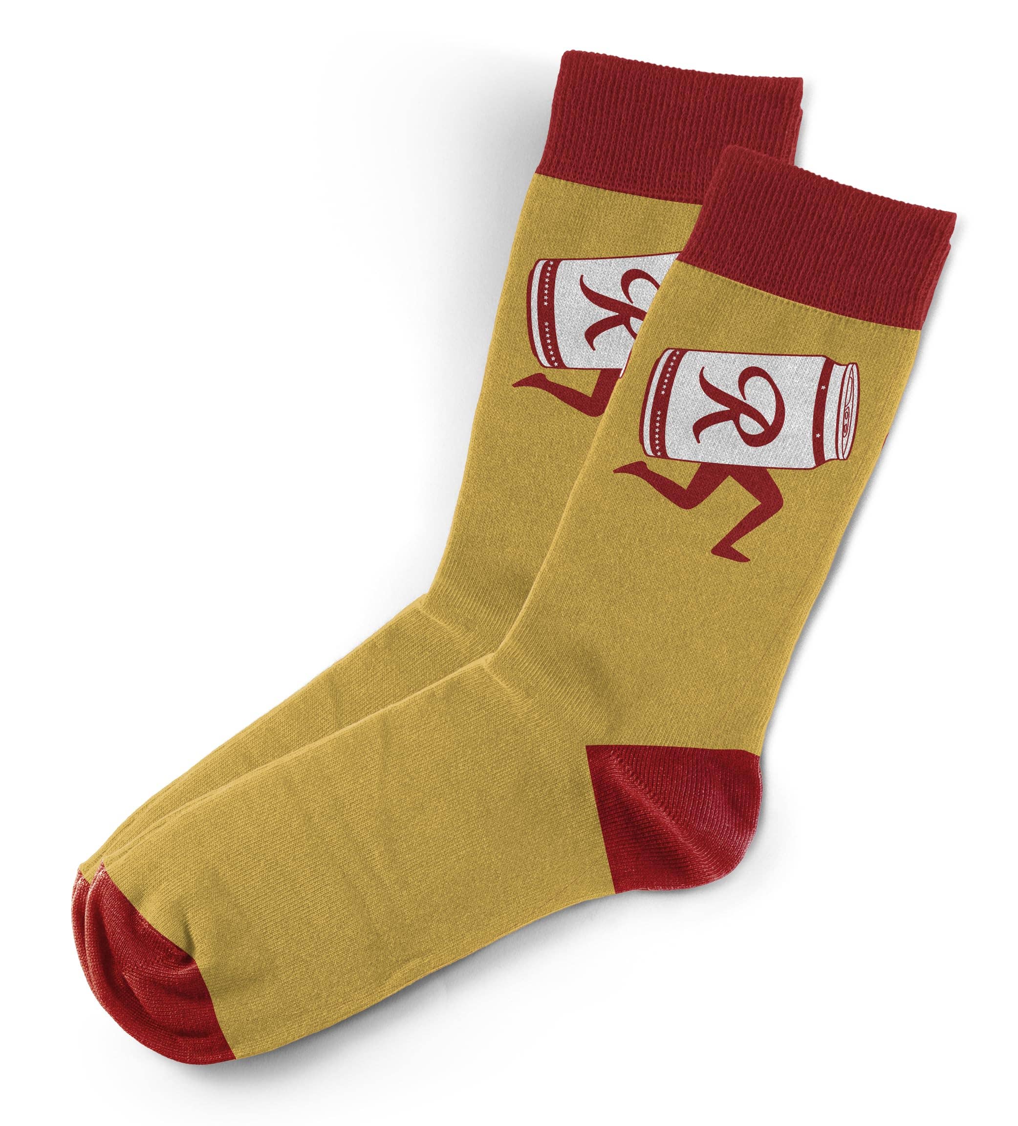 Smithco Distributing – wholesale Sock slippers – Unisex – PBR Socks - Novelty Socks, Beer Drinking Socks0