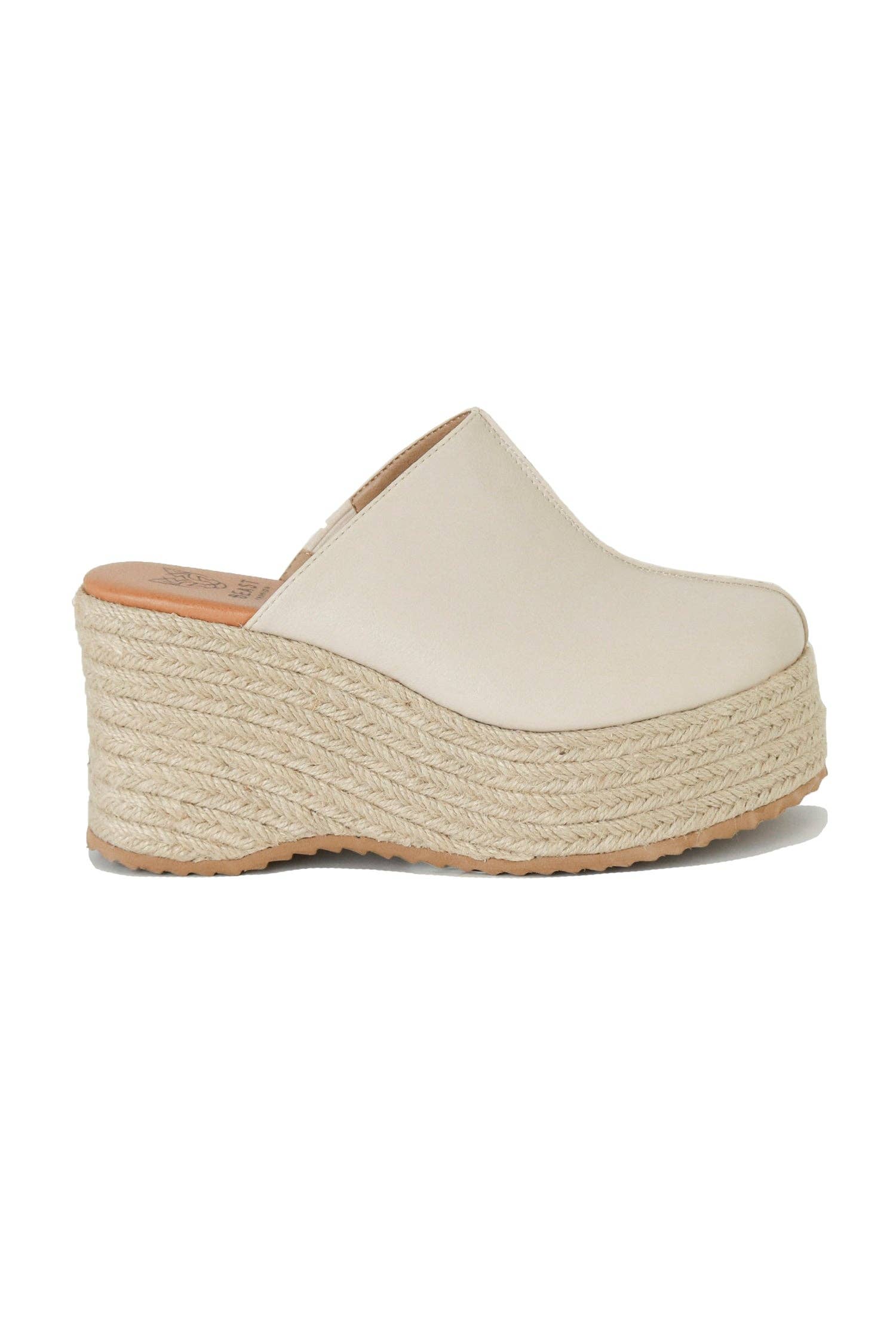 BEAST FASHION - Wholesale Wedges - Women's - NELLIE-01 Round Toe Espadrille Wedge Mule6