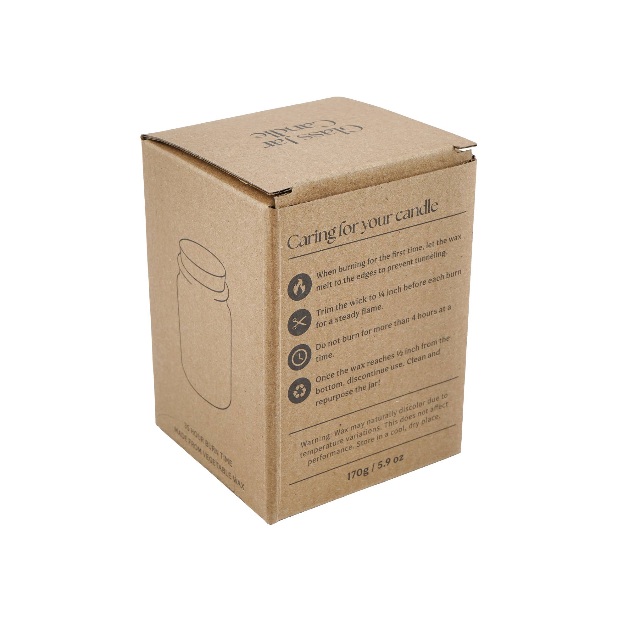 CGB Giftware - Wholesale Jar/Filled Candle - 'Bridesmaid Definition' Large Brown Jar Candle In Gift Box2