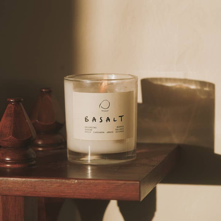 House of Basalt - Wholesale Jar/Filled Candle - Basalt Candle0