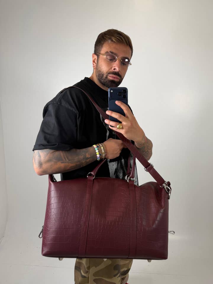 Borsone da viaggio in pelle per la vendita all'ingrosso da parte di LAB22