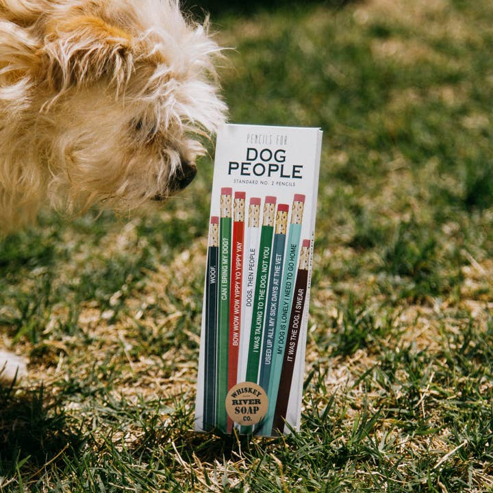 Whiskey River Soap Co. - Wholesale Pencil - Pencils for Dog People Original Pkg | Fun Gift2