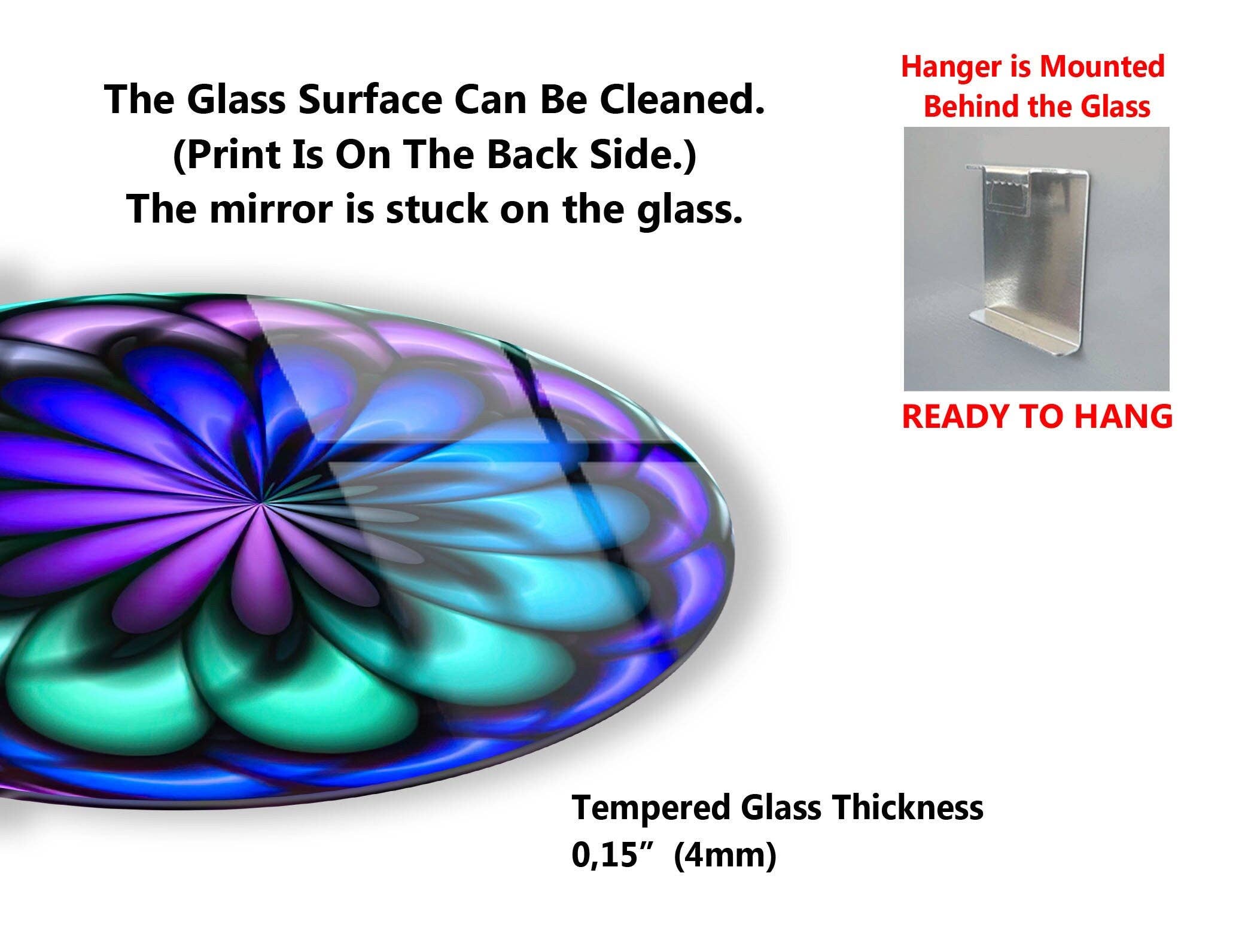 MyPhotostation - Wholesale Wall Accent - Abstract Round Tempered Glass Wall Art8