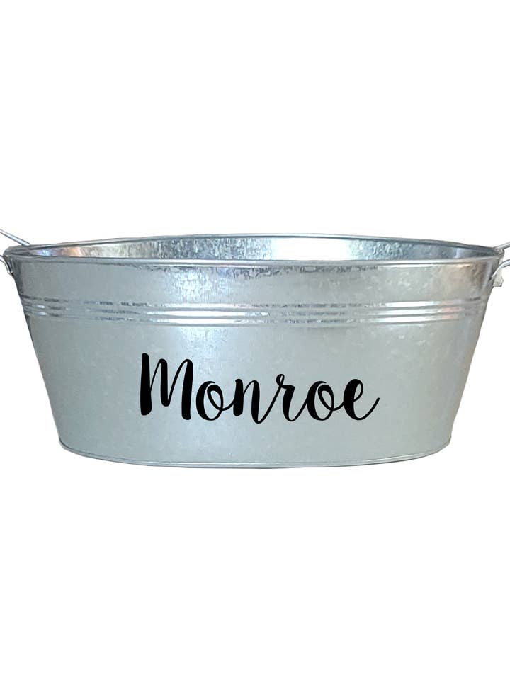 City Script - Oval Tub för wholesale av Familiar Goods