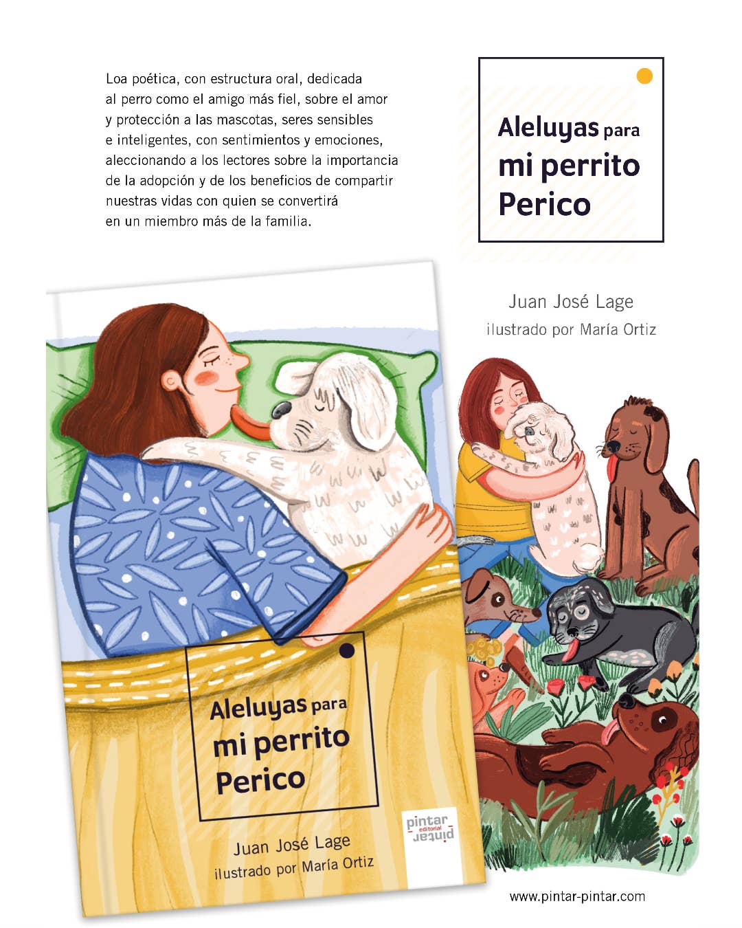 Pintar-Pintar Editorial – Engroshandel Bog om kæledyr – Halleluja for min lille hund Perico3