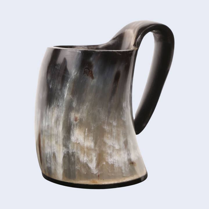 Handicrafts Home - Wholesale Drinking Glass/Cup - 3 Inch Small Horn Viking Drinking Mug Cups Ale Beer Wine
