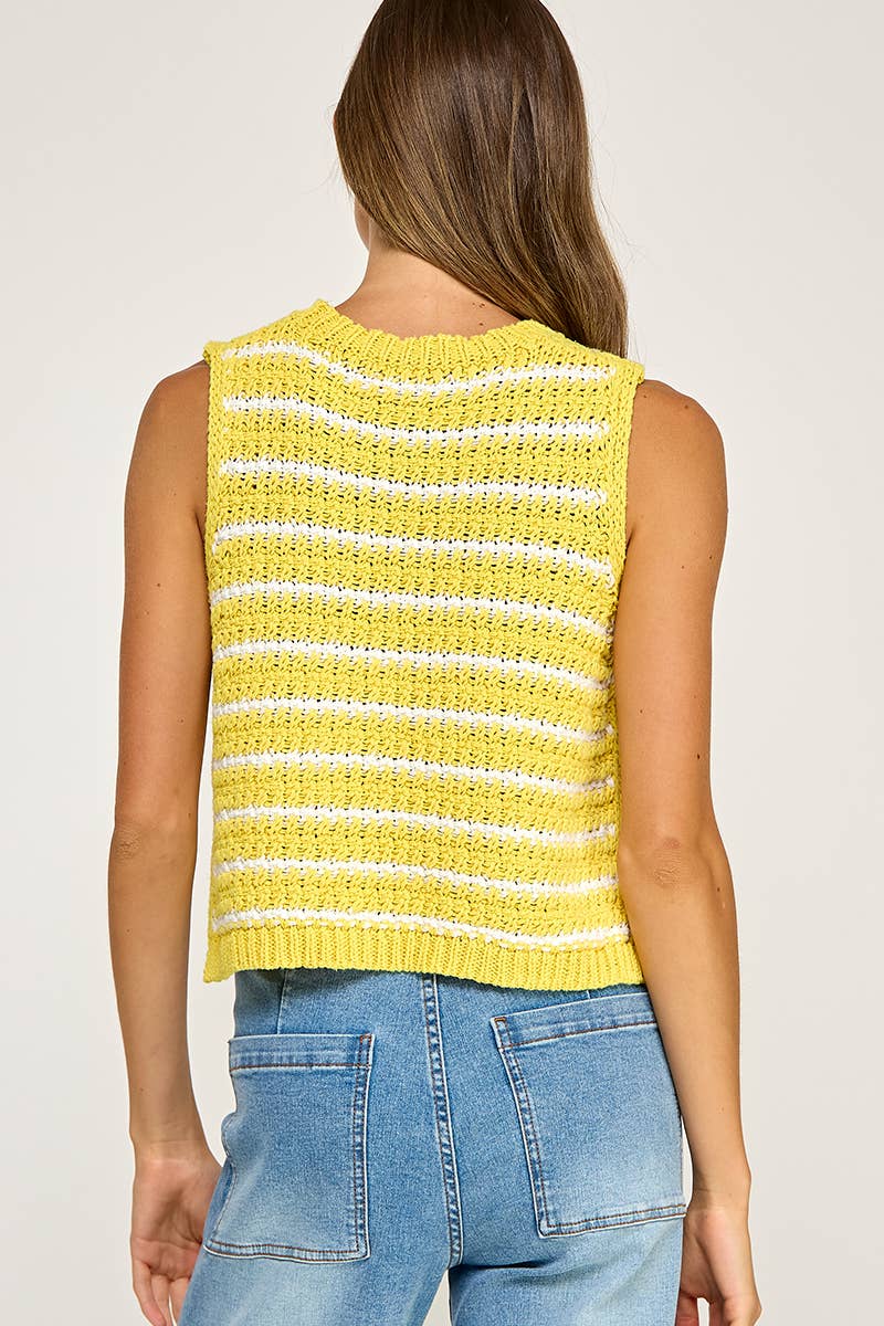 Miss Love - Wholesale Knit Top - Women's - STRIPED KNIT TOP21