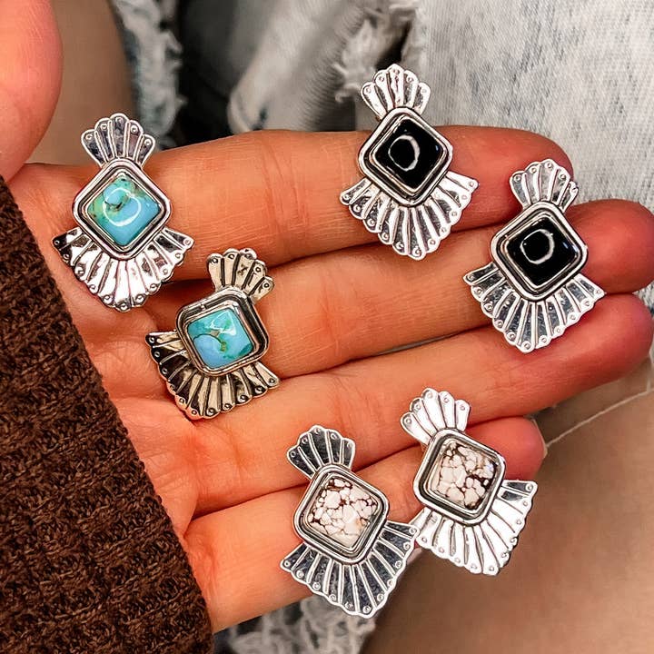 Krush Kandy - Wholesale Stud/Post Earrings - The Adelaide Single Stone Earrings | PREORDER OPEN