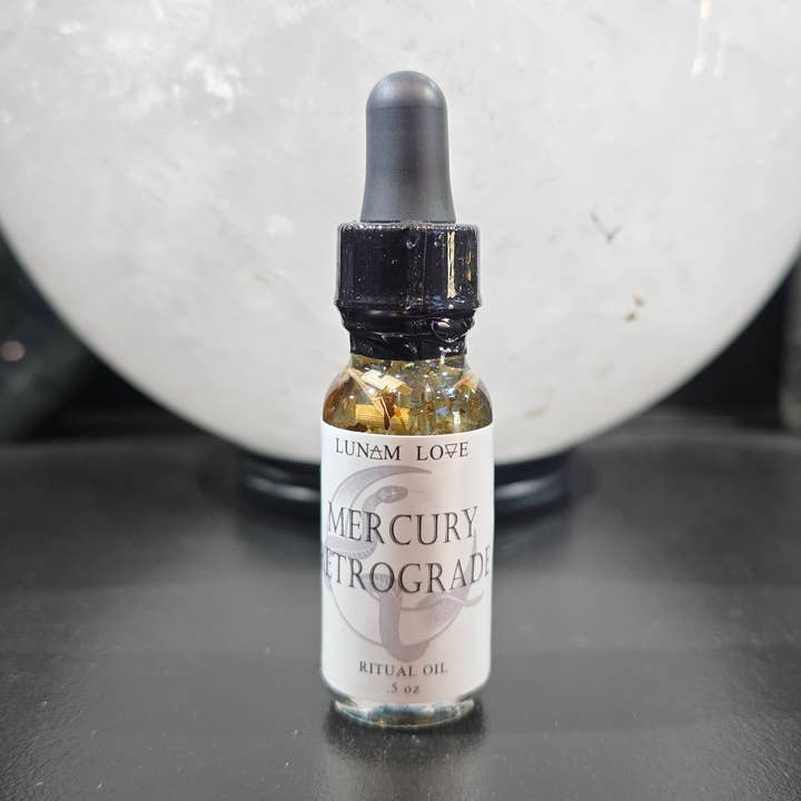 Huile de rituel de rétrograde de Mercure pour la vente par Lunam Love