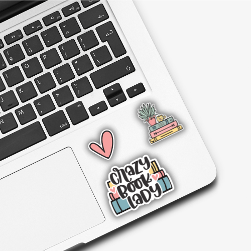 Forest Crafts - Wholesale Sticker - Book Lover, Crazy Book Lady, Booktok Stickers1