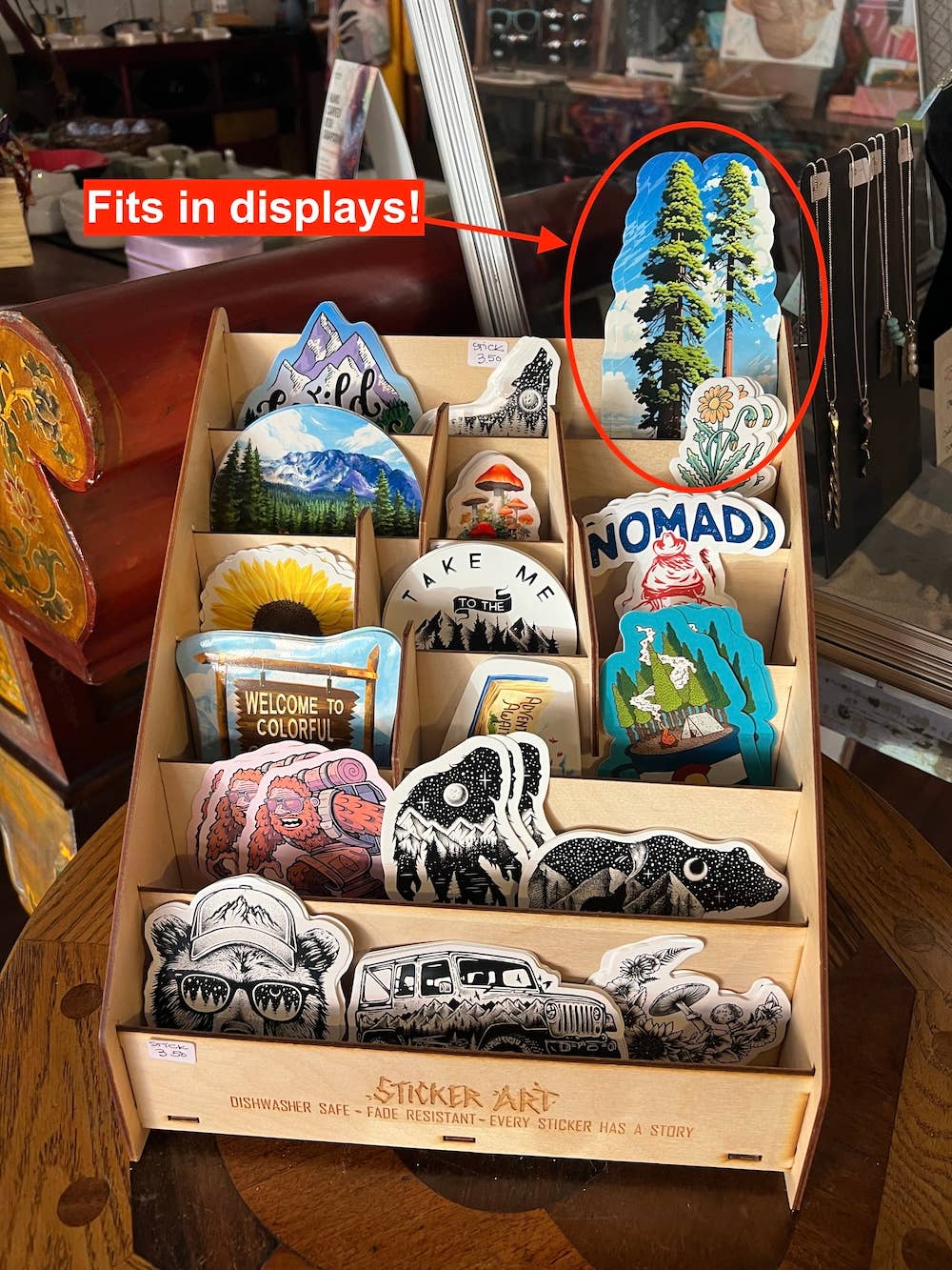 Sticker Art - Wholesale Sticker - Big Tree Sticker - Xlarge Redwoods Sequoia PNW decal1