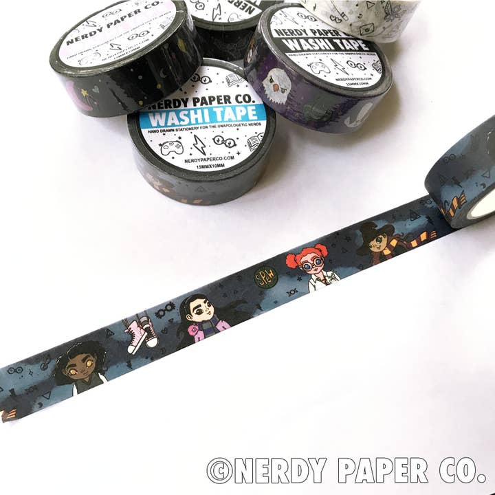 WITCHY GIRLS WASHI TAPE | MT007 for wholesale by NERDY PAPER CO.