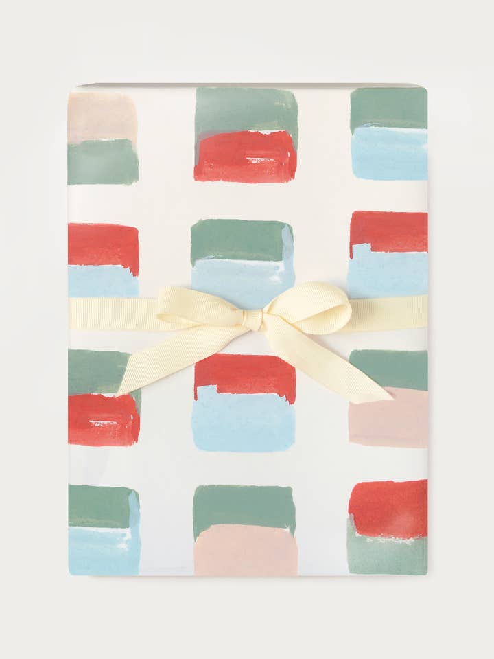 Holiday Blocks Gift Wrap (Roll) for wholesale by Our Heiday