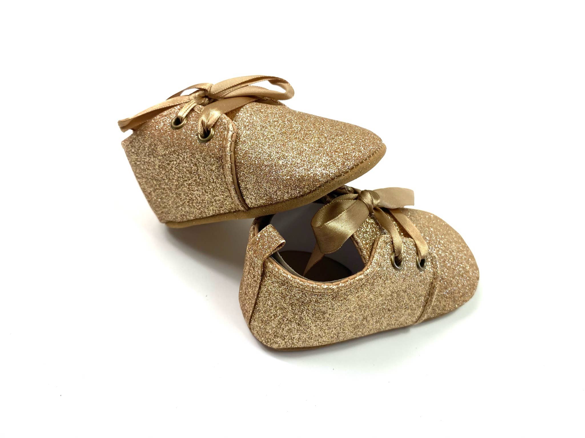 The New Class - Wholesale Moccasins - Kids - Glitter Tie Moccasin5