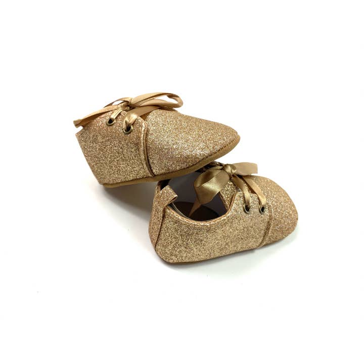 The New Class - Wholesale Moccasins - Kids - Glitter Tie Moccasin5