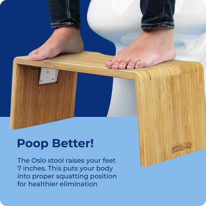 Squatty Potty - Wholesale Stool - Squatty Potty Oslo Bamboo Folding Toilet Stool3