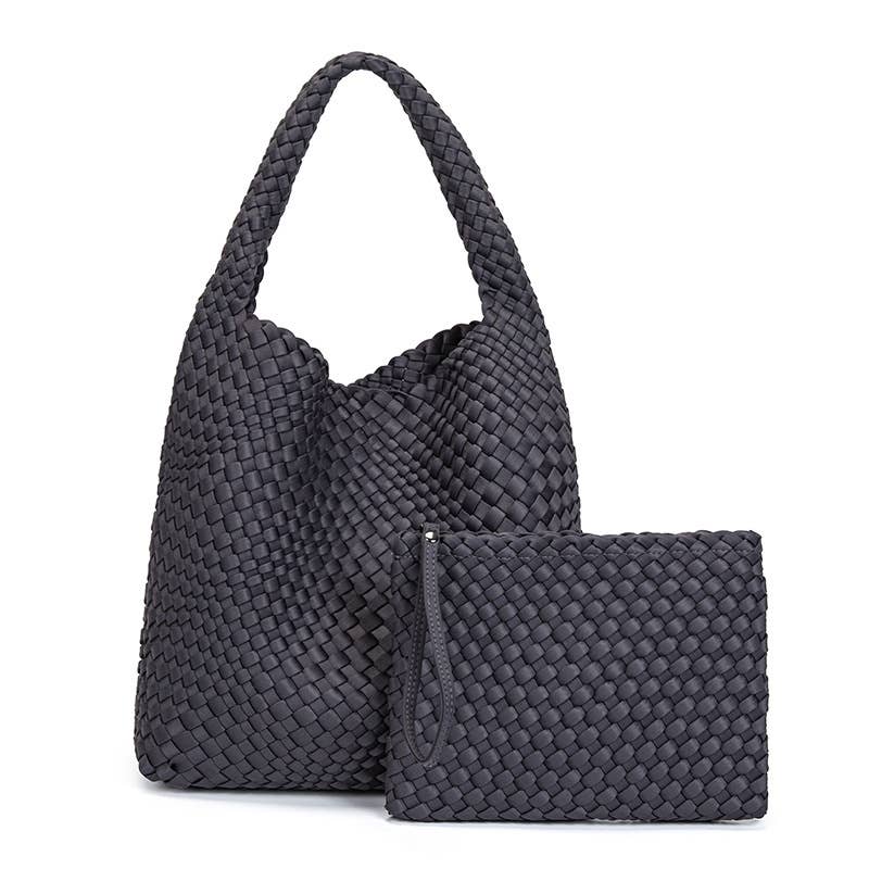 Crave by FW - Wholesale Tote Bag - Women's - Autumn Woven Neoprene Tote Bag5