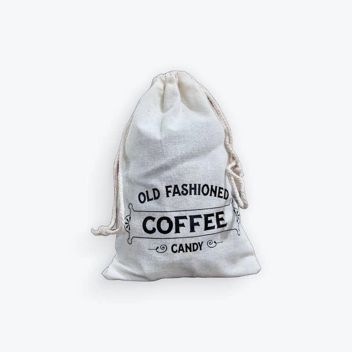 Richloam General Store - Wholesale Hard Candy - Coffee Candy with Decorative Cloth Bag (4 oz.)