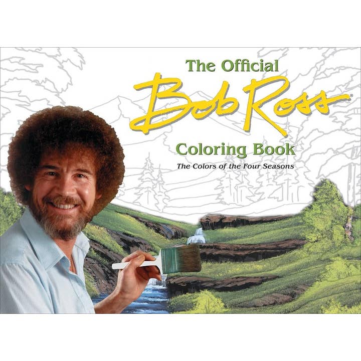 Microcosm Publishing & Distribution - Wholesale Coloring Book - Adult - Official Bob Ross Coloring Book: Colors of the Four Seasons