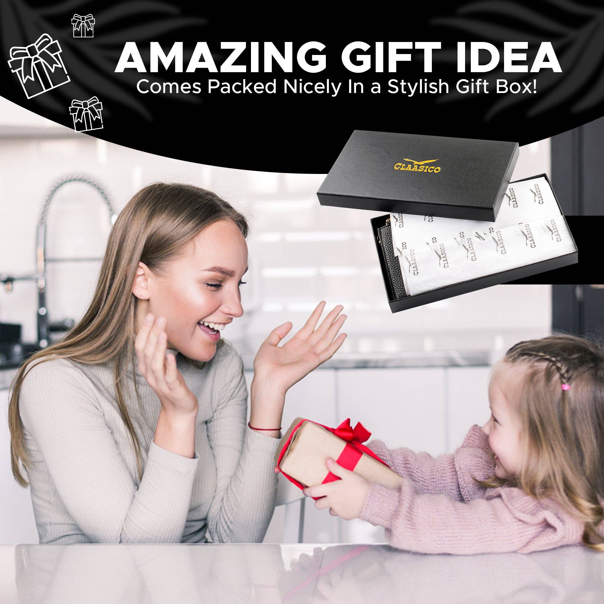 Claasico - Wholesale Phone Wallet - Women's - Women’s RFID wristlet wallet phone holder11