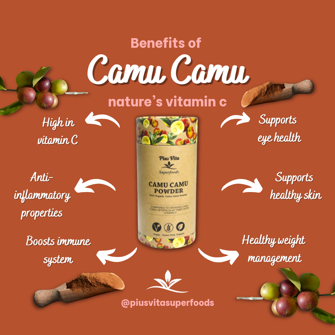 Pius Vita Superfoods – wholesale Protein/superfood powder – Organic Camu Camu Powder – 250g1