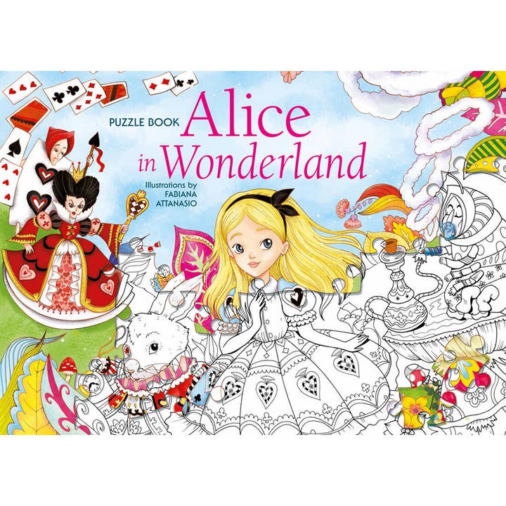 Bradley's Book Clearance - Wholesale Puzzle - Adult - Alice In Wonderland Jigsaw Puzzle Book