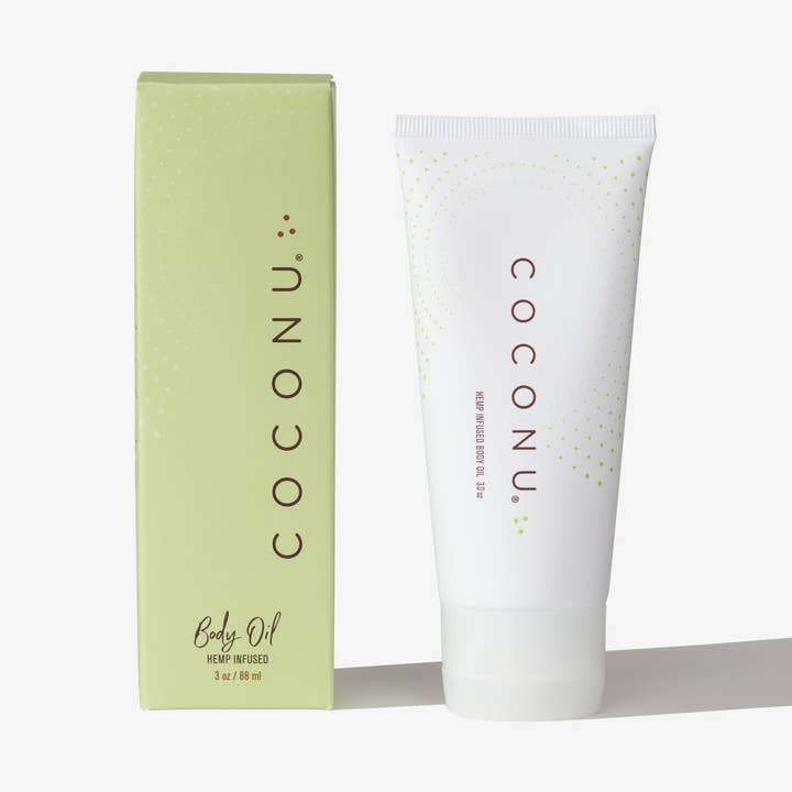 Hemp Infused Body Oil for wholesale by Coconu
